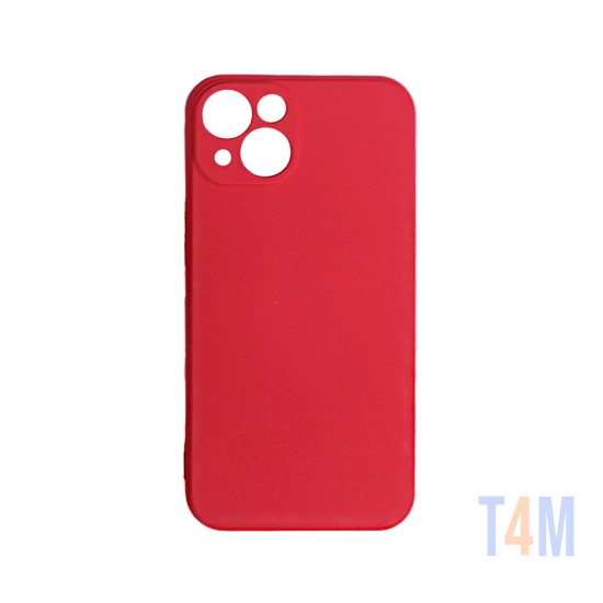 Soft Silicon Case for Apple iPhone 14 Red